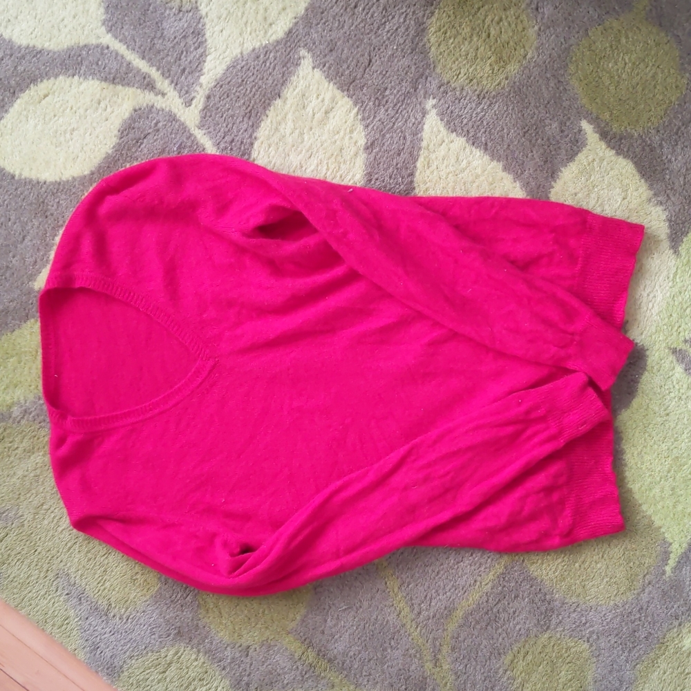 Red cashmere sweater